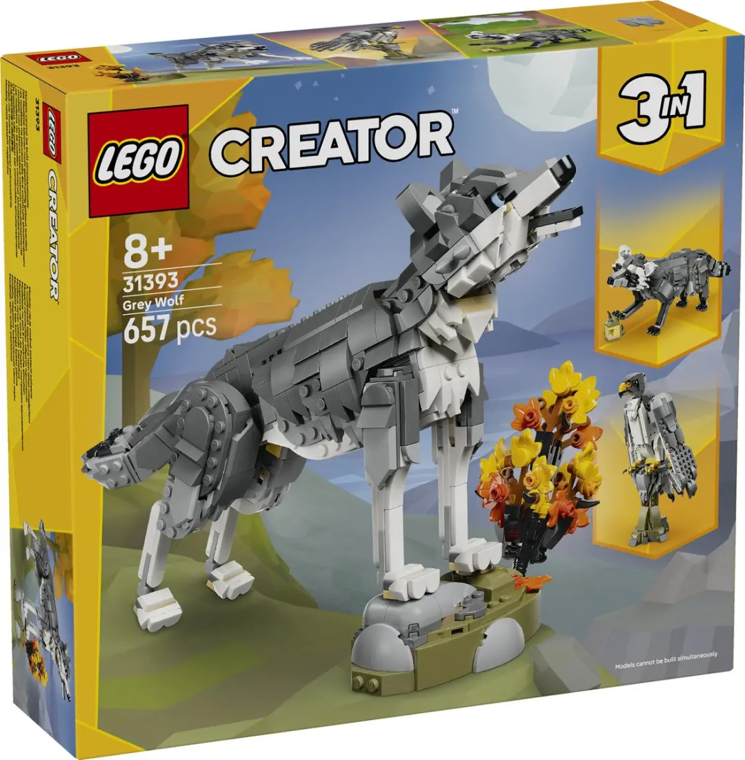 LEGO Creator 3in1 Bosdieren 31393 - 657 Stukken - Meerkleurig