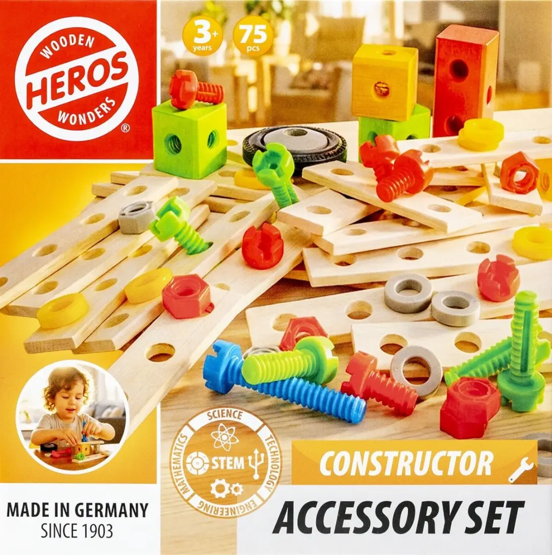 Heros Constructor Uitbreidingsset 75-delig - FSC Hout