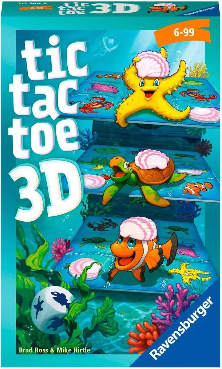 Ravensburger Tic Tac Toe 3D Pocketspel 205448
