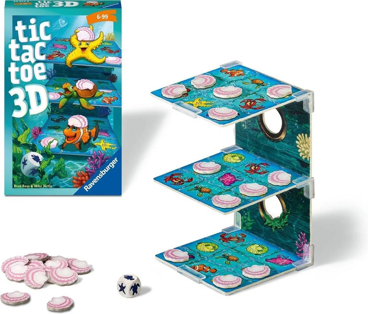 Ravensburger Tic Tac Toe 3D Pocketspel 205448