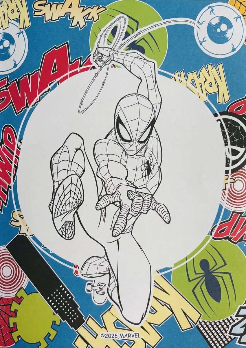 Marvel Spider-Man Kleurboek A4 - 48 Pagina's