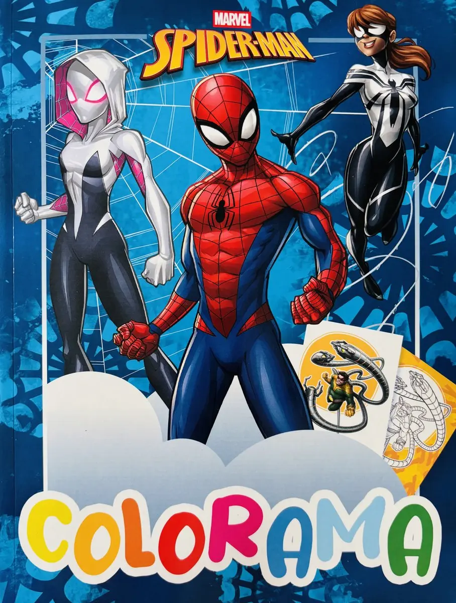 Marvel Spider-Man Kleurboek A4 voor Kinderen