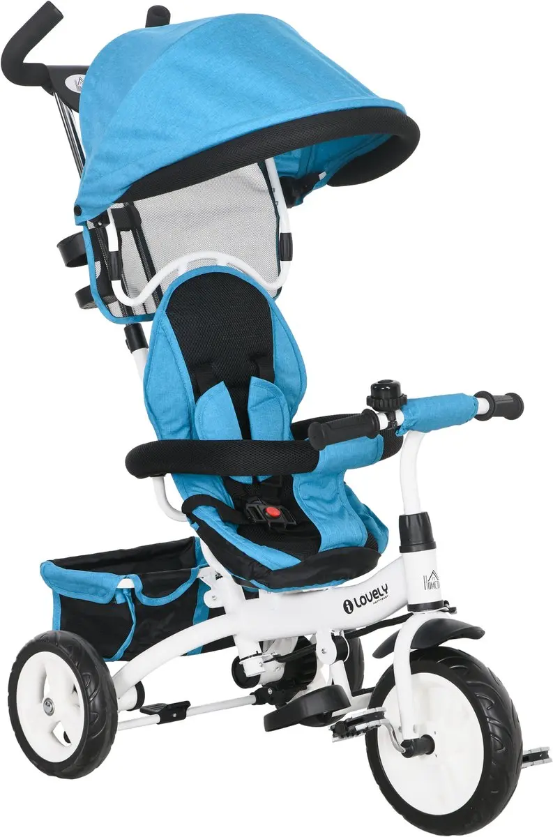 ECTEATOY 6-in-1 Driewieler Blauw