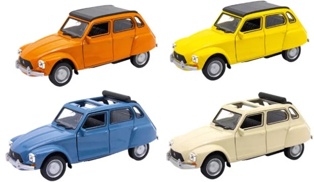Goki Citroen Dyane Die-Cast Speelgoedauto 1:34