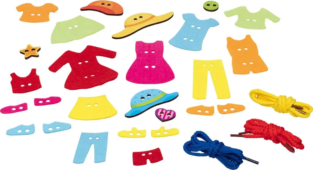 Goki Aankleedpop Meisje 58724 - Multicolor