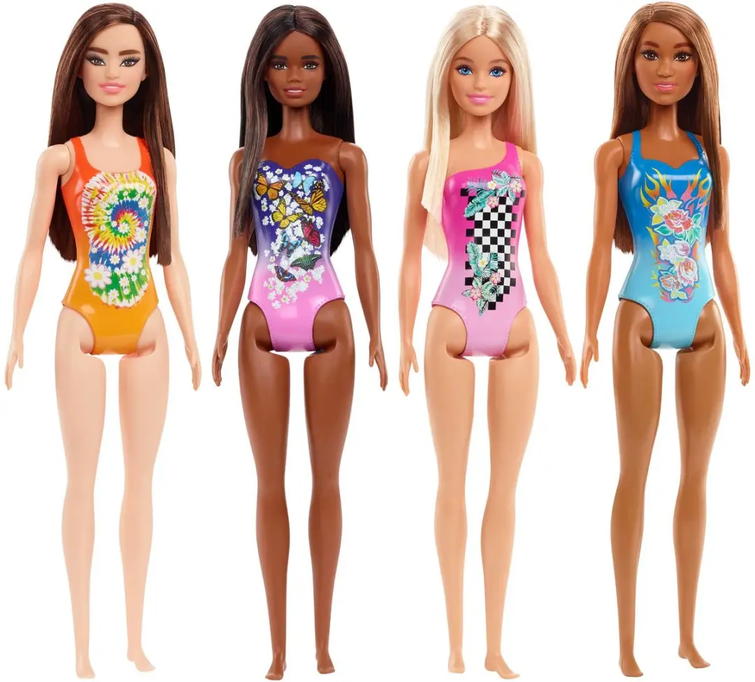 Barbie Meerkleurige Pop