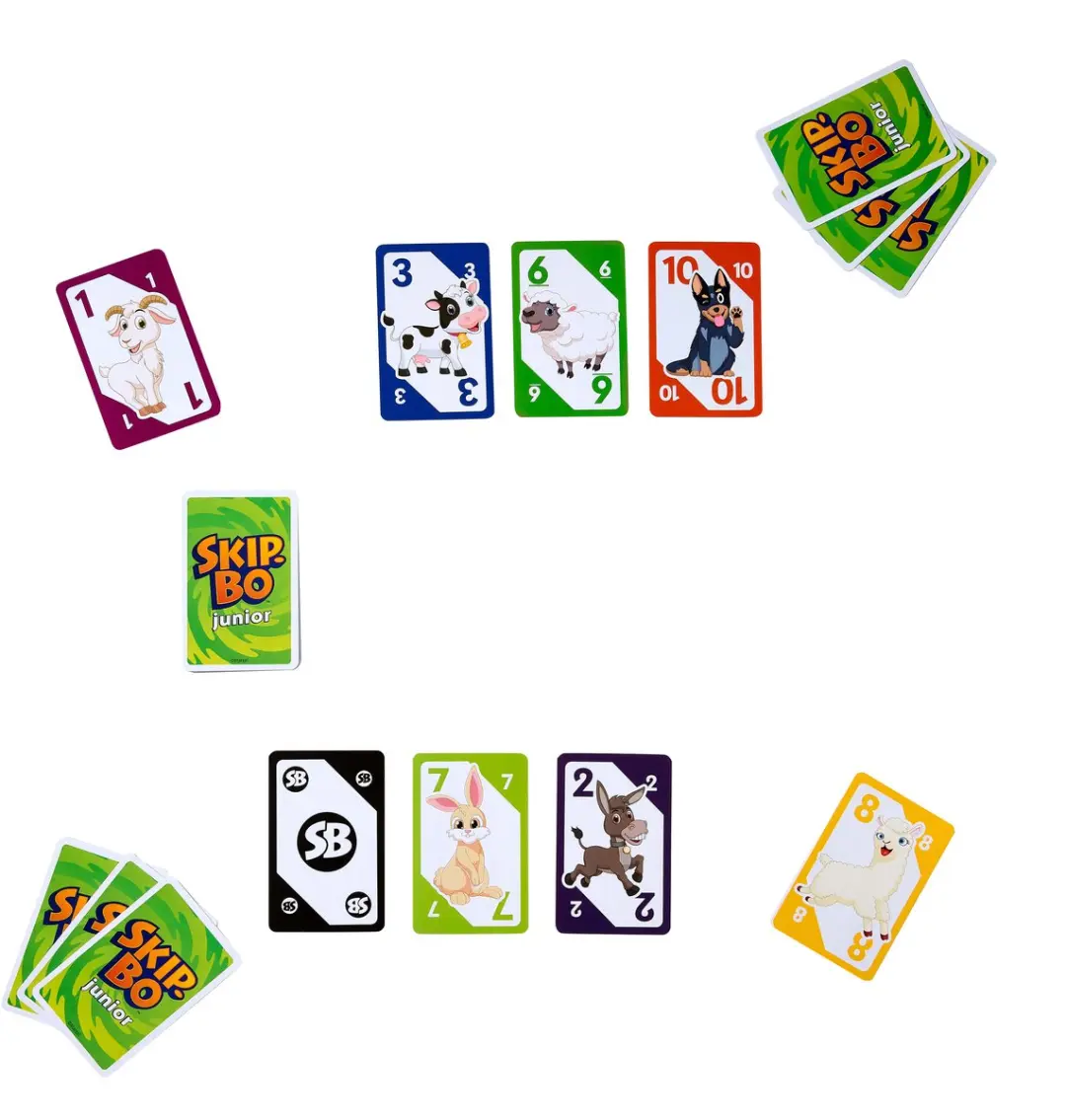 Mattel Games Skip-Bo Junior JTP66 - 2-4 Spelers