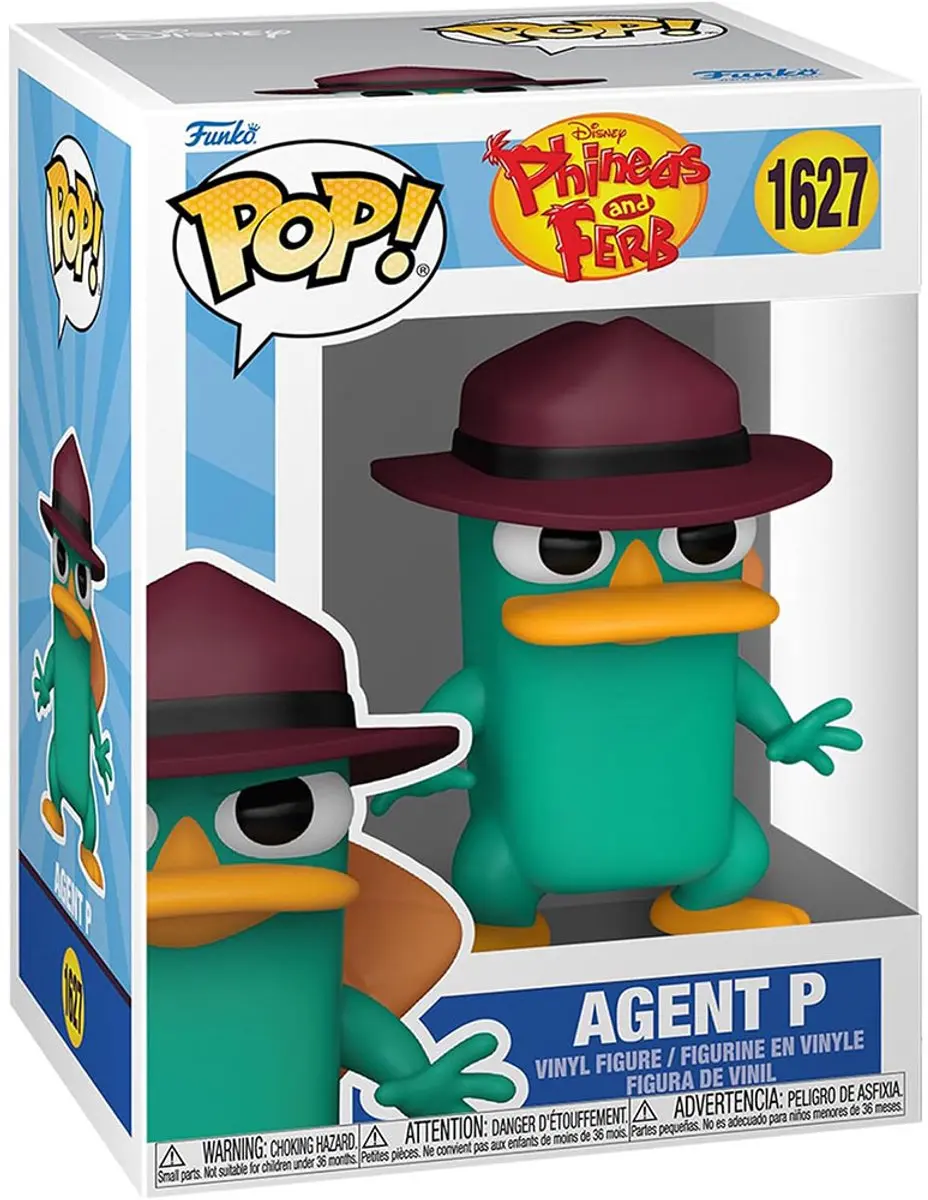 Funko Pop! Disney Phineas & Ferb Agent Perry #1627 - Multicolor
