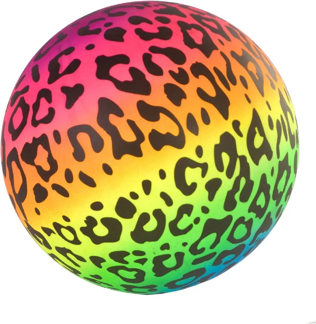 Van der Meulen Rainbow Luipaard Bal 20cm - Meerkleurig