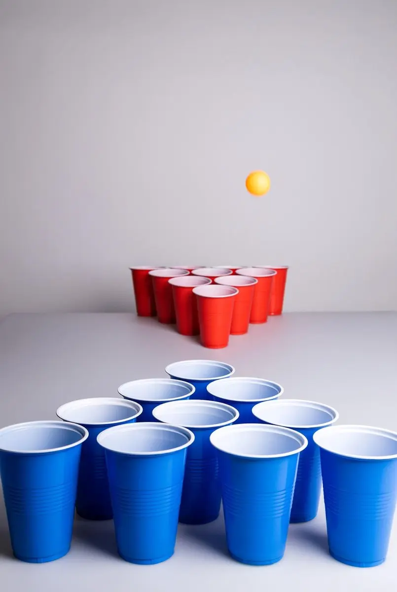Clown Games Beerpong - 20 Bekers 6 Ballen 2-4 Spelers