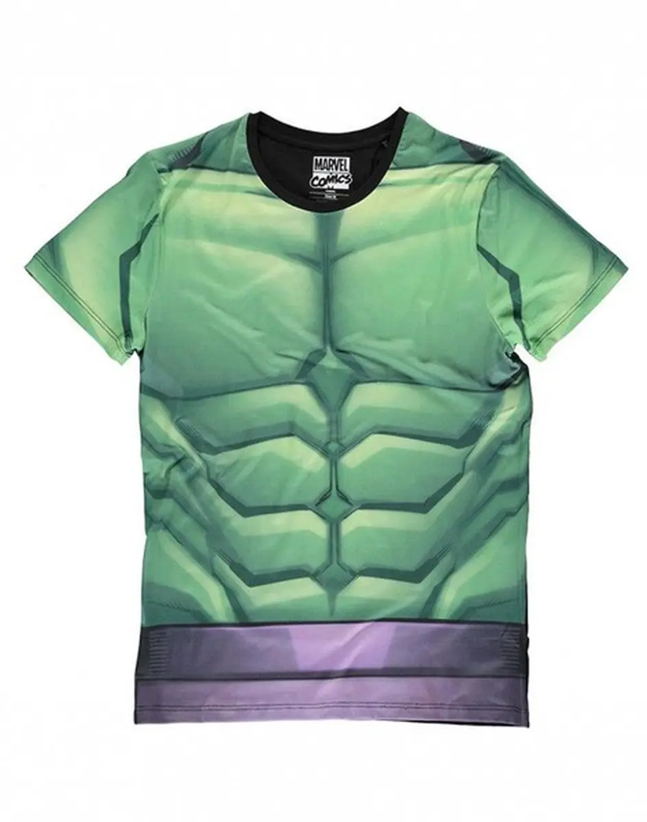Marvel Hulk Heren T-shirt - XL - Multicolor