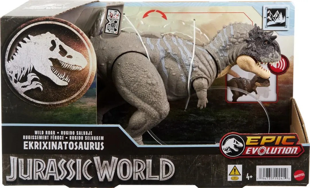Jurassic World Wild Brullende Ekrixinatosaurus - Speelgoed Dinosaurus HTK70