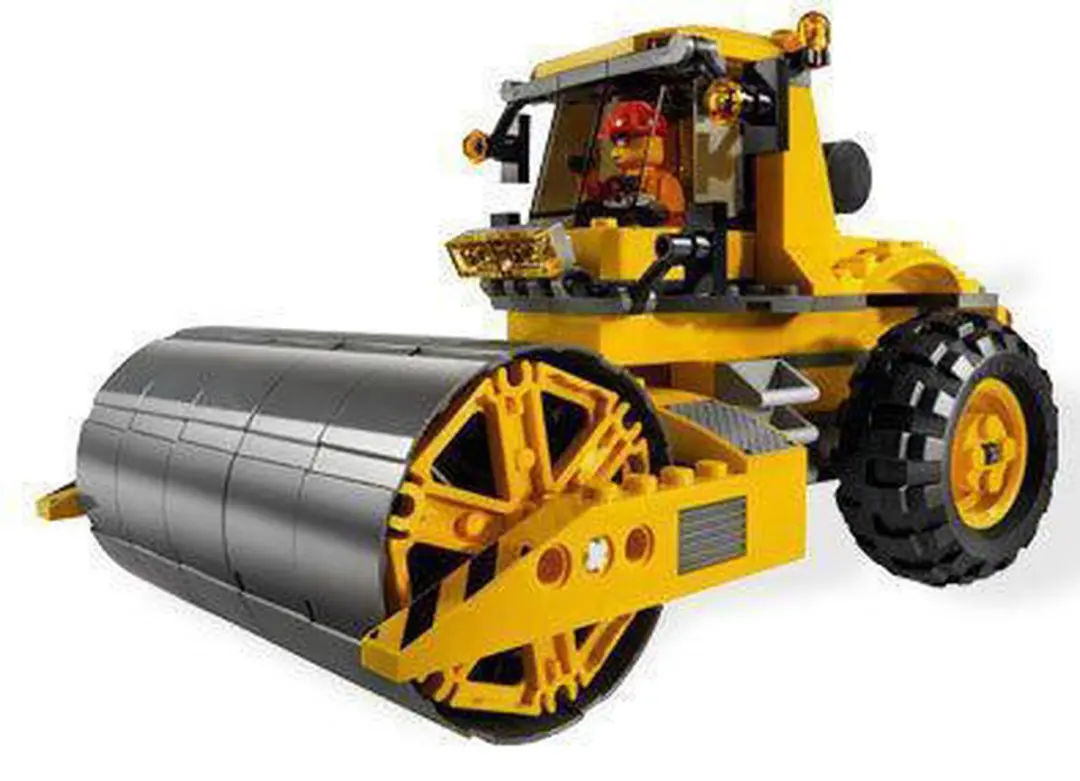 LEGO City Wegenbouw Wals 7746 - 208 Stukken - Geel