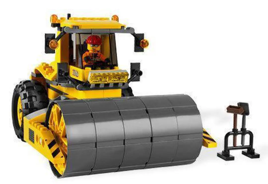 LEGO City Wegenbouw Wals 7746 - 208 Stukken - Geel