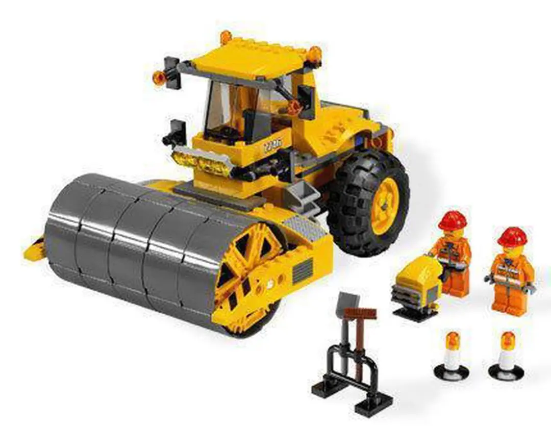 LEGO City Wegenbouw Wals 7746 - 208 Stukken - Geel