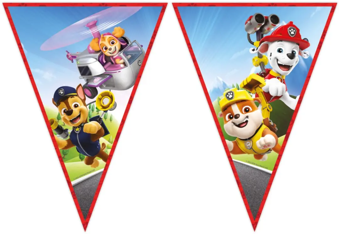 PAW Patrol Meerkleurige Vlaggenlijn