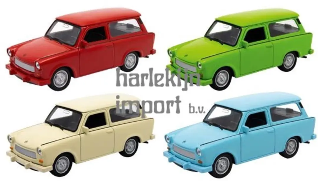Goki Trabant 601 Die-Cast 1:38 Speelgoedauto - Meerkleurig