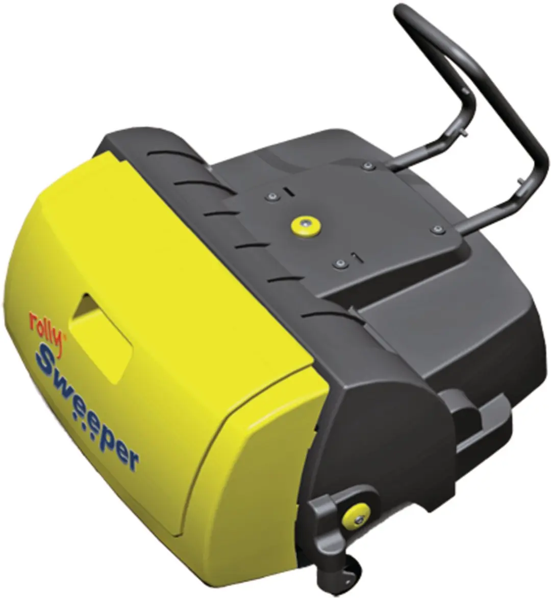 Rolly Toys RollyTrac Sweeper Veegmachine - Zwart/Geel
