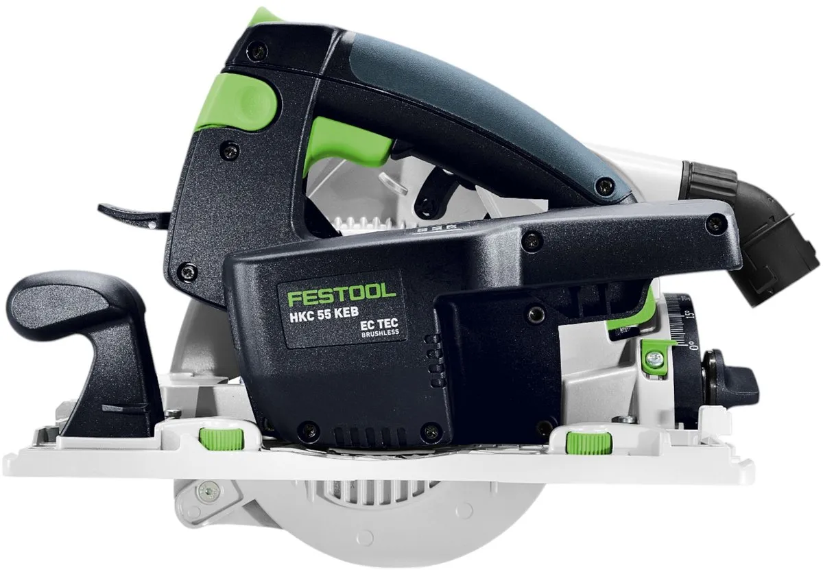 Festool HKC 55 KEB-Basic Accu-Cirkelzaag 18V 160mm - 2x 5,0Ah Accu