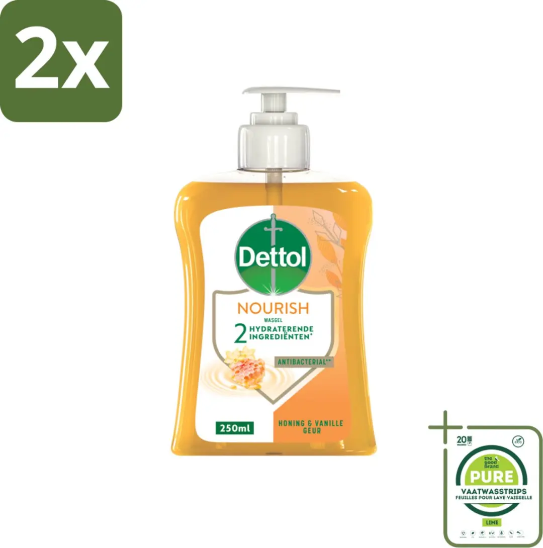 Dettol Nourish Honing & Vanille Handzeep 500ml