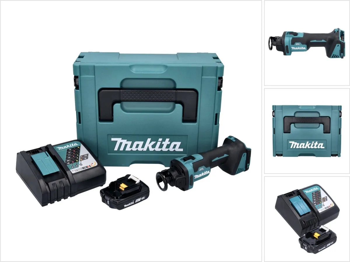 Makita DCO 181 RA1J accu-draaimachine 18 V 32000 tpm borstelloos + 1x oplaadbare accu 2.0 Ah + lader + Makpac