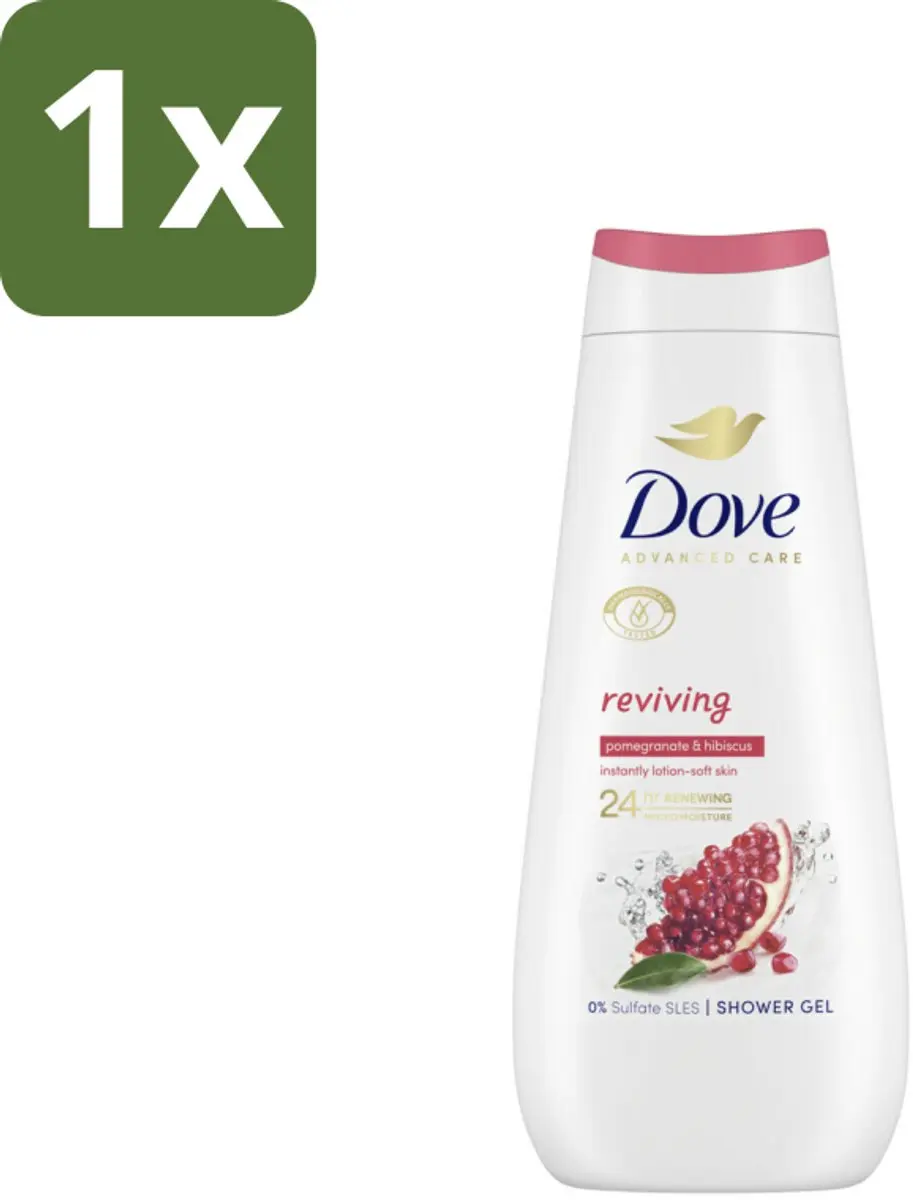 Dove Reviving Douchecrème Granaatappel & Hibiscus 400ml