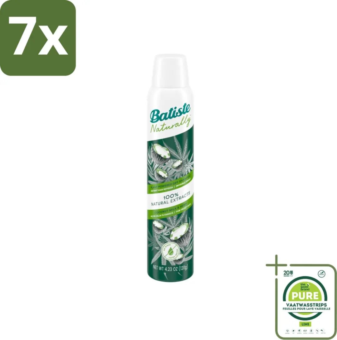 Batiste Naturally Droogshampoo 200ml