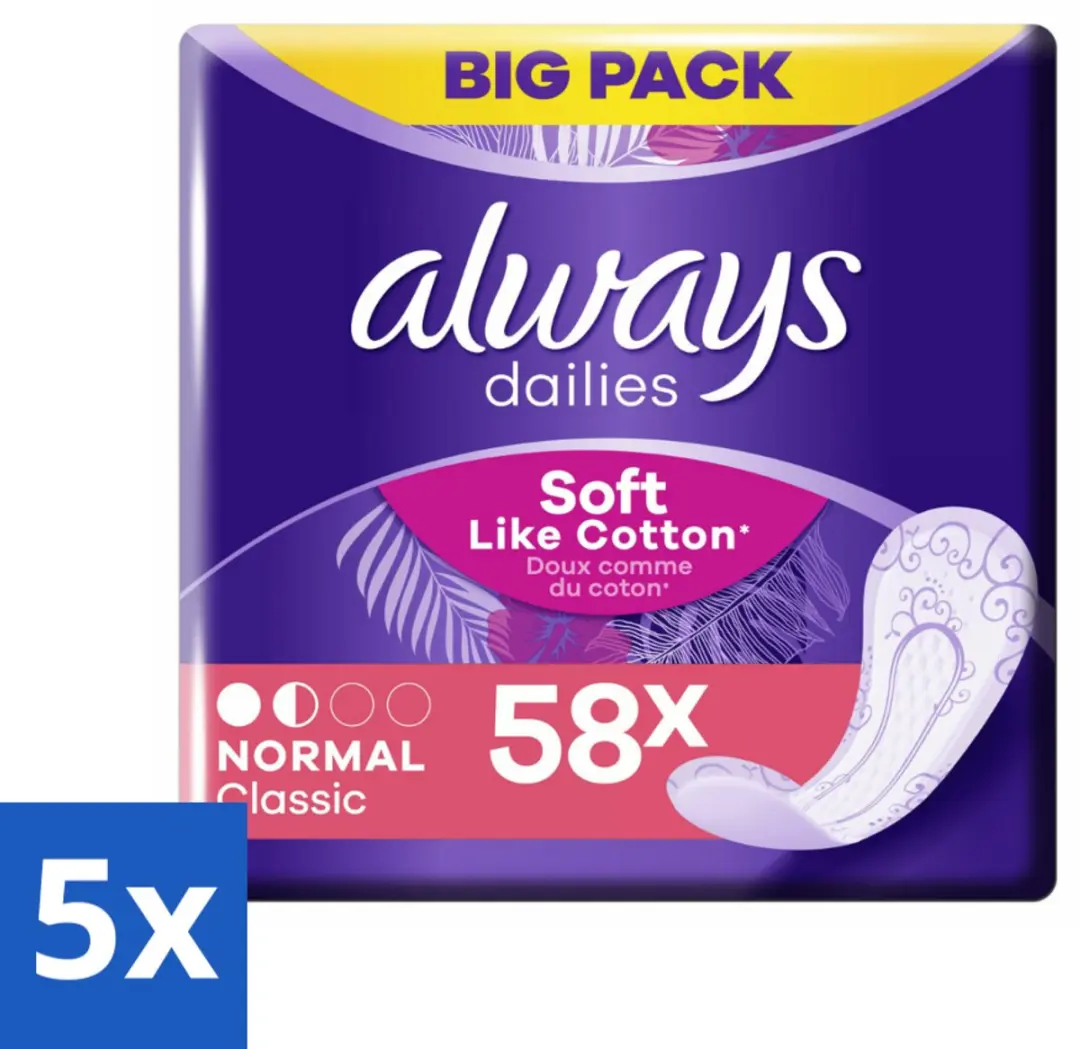 Always Normal Inlegkruisjes 290 Stuks