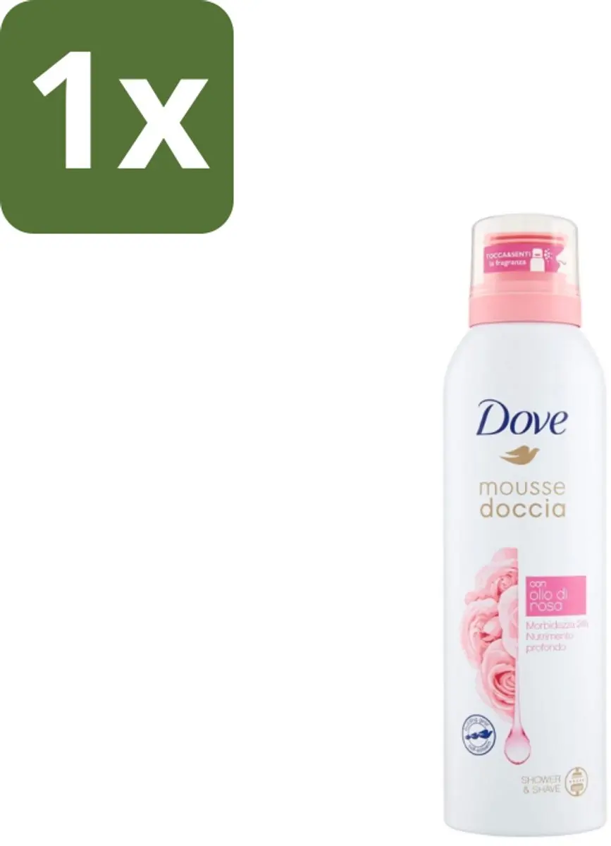 Dove Shower Foam Roze Olie 600ml