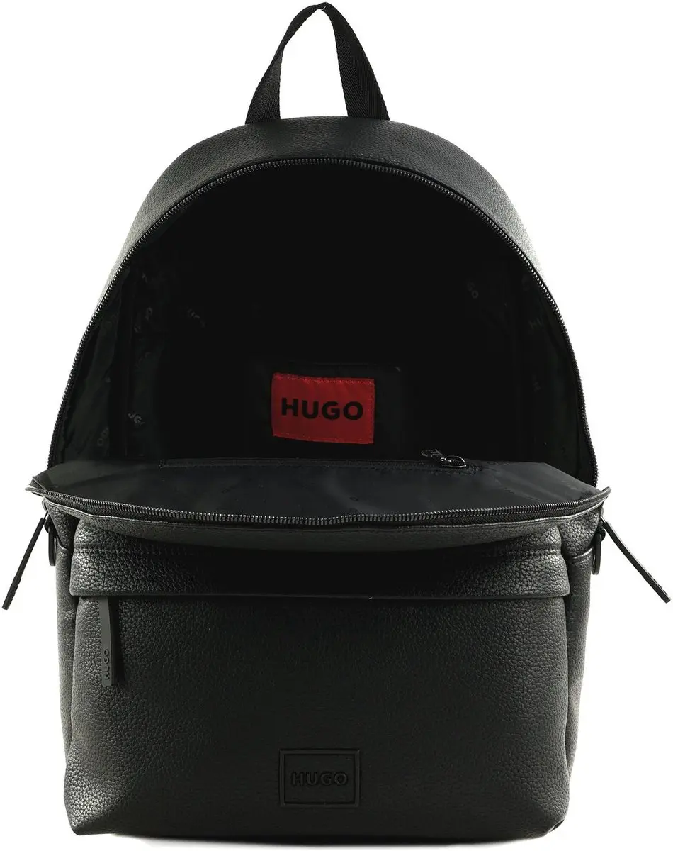 Hugo New Ethon Backpack 14 inch - 3 Vakken - Zwart