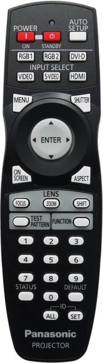 Panasonic N2QAYB000784 Afstandsbediening - voor PT-D5000US