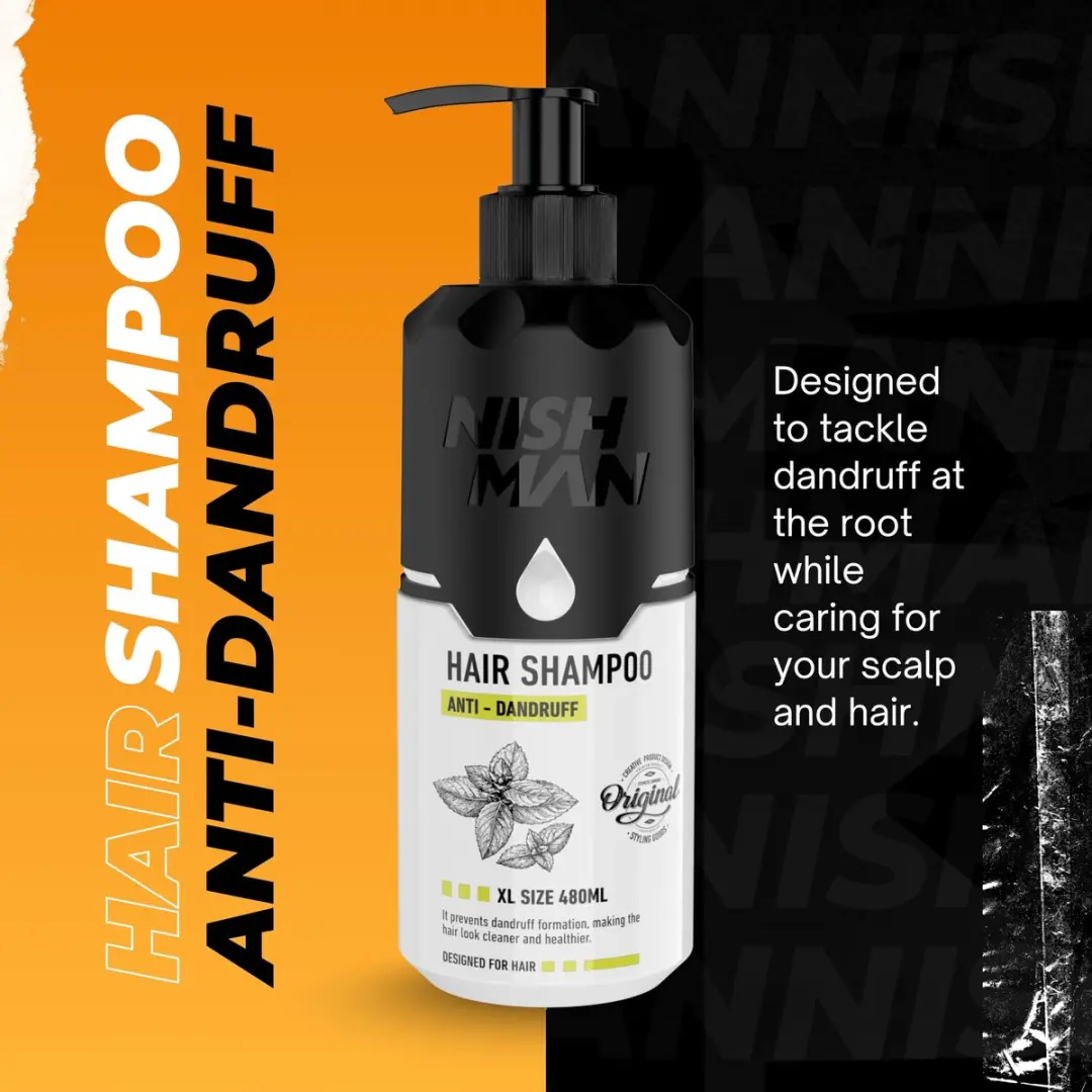 Nishman Anti-Dandruff Shampoo 480ml
