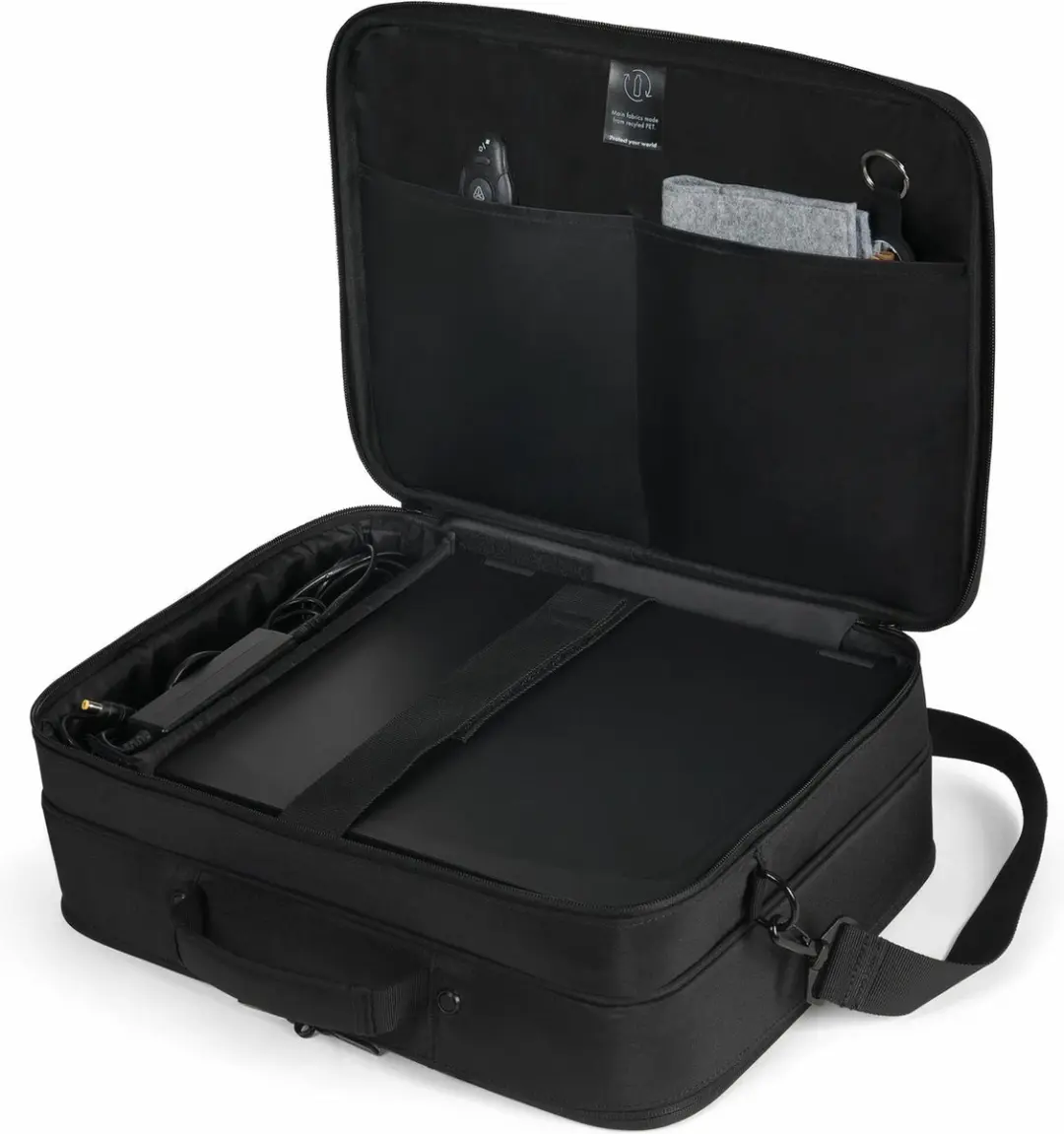 Dicota Eco Multi Twin CORE Notebook-Tas 40,6cm - 16 inch - Zwart