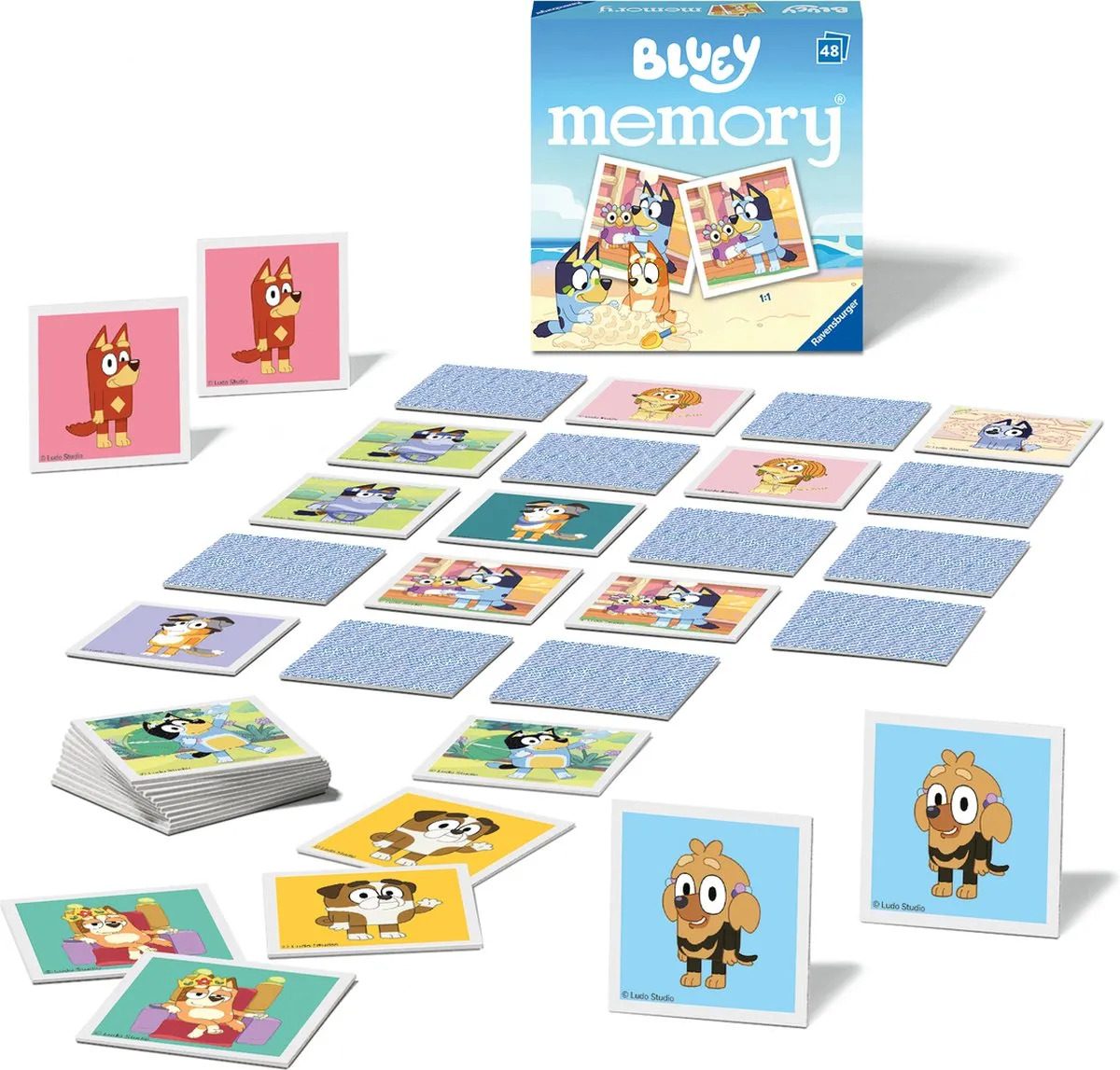 Ravensburger Bluey Mini Memory Kaartspel 209347