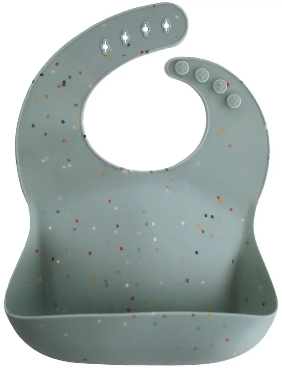 Mushie Silicone Slabbetje Confetti