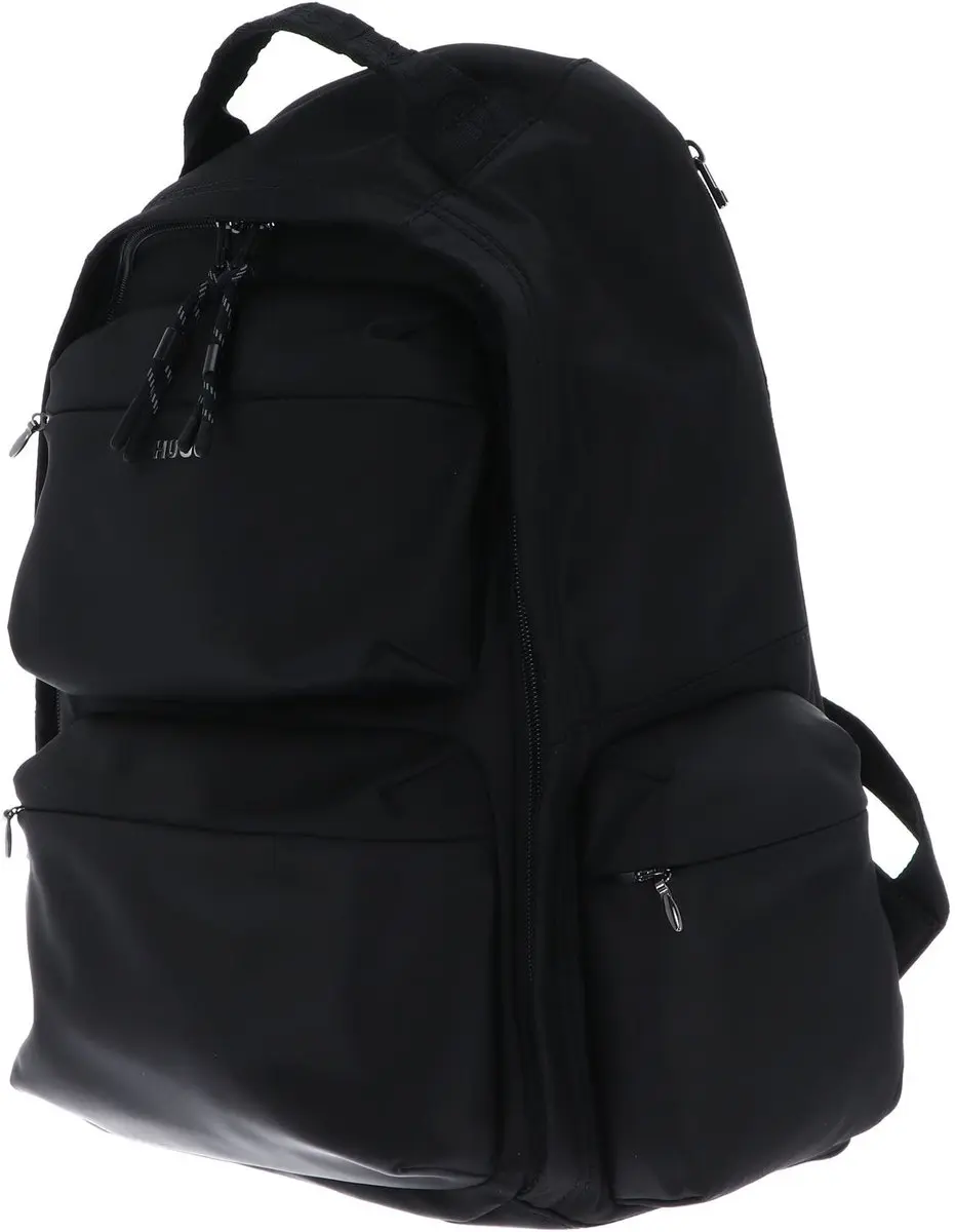 Hugo Godric Backpack 15 inch - 5 Vakken - Zwart
