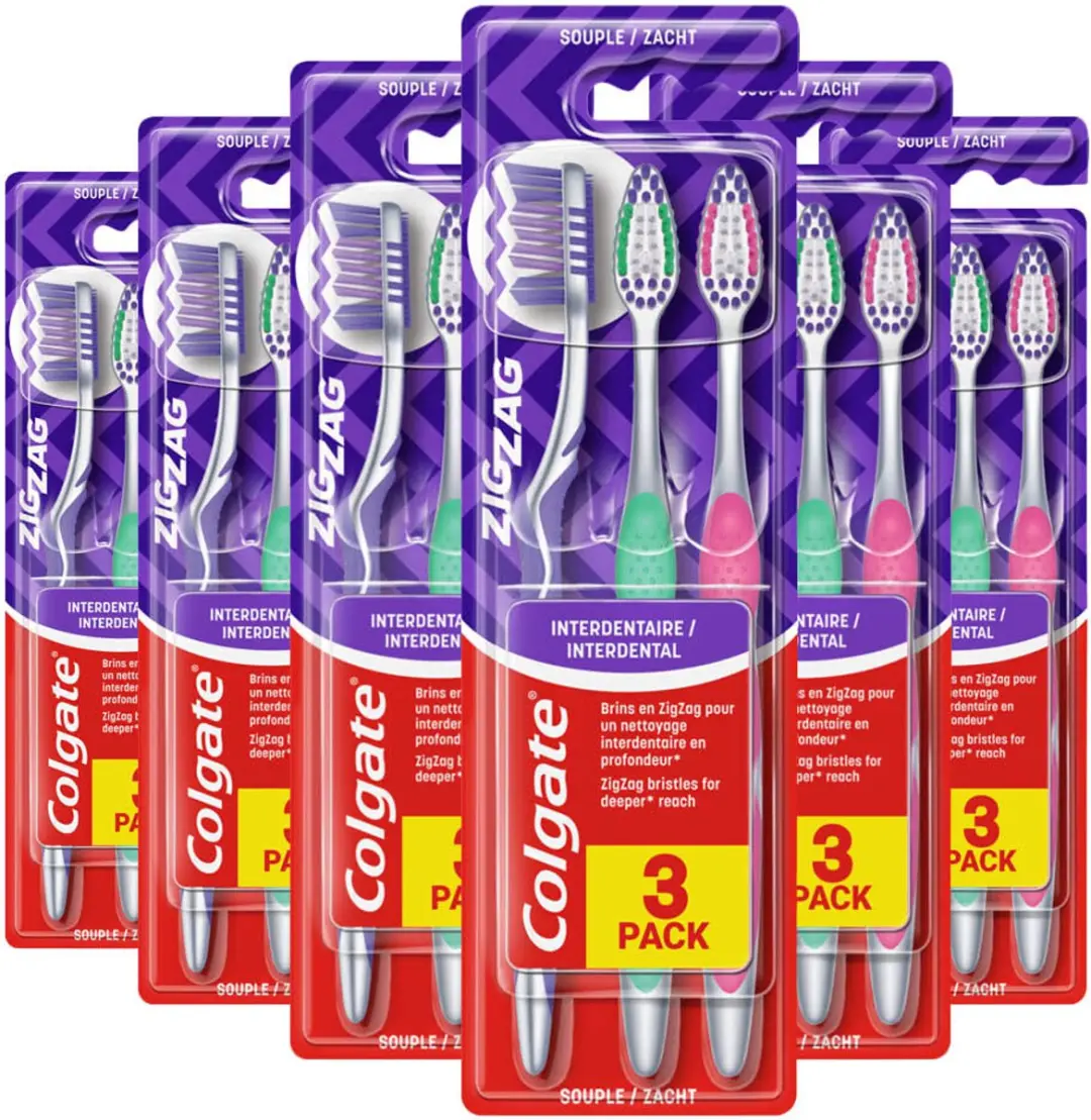 Colgate ZigZag Medium Tandenborstels