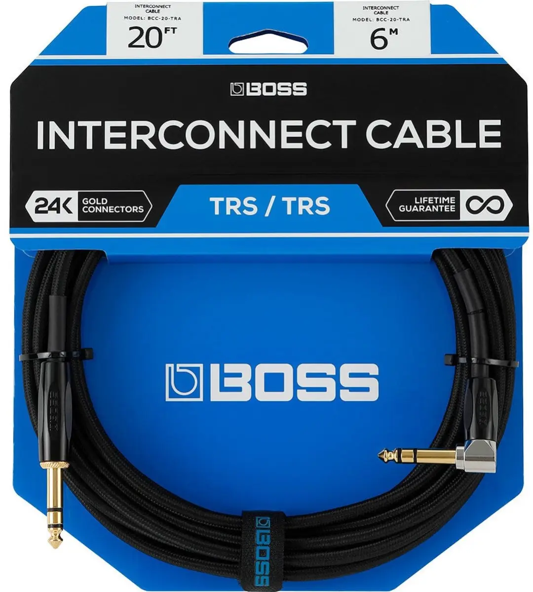BOSS BCC-30-TRA TRS Kabel 9m - Zwart