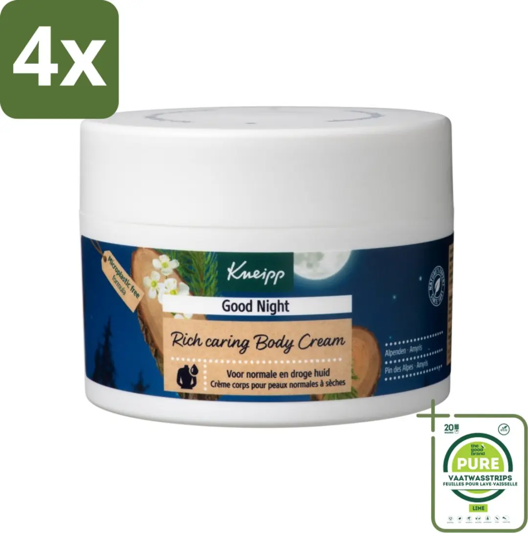 Kneipp Good Night Nachtcrème Alpenden & Amyris 800ml