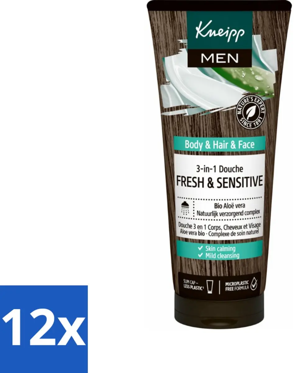 Kneipp Men Fresh & Sensitive Shampoo & Douche 200ml