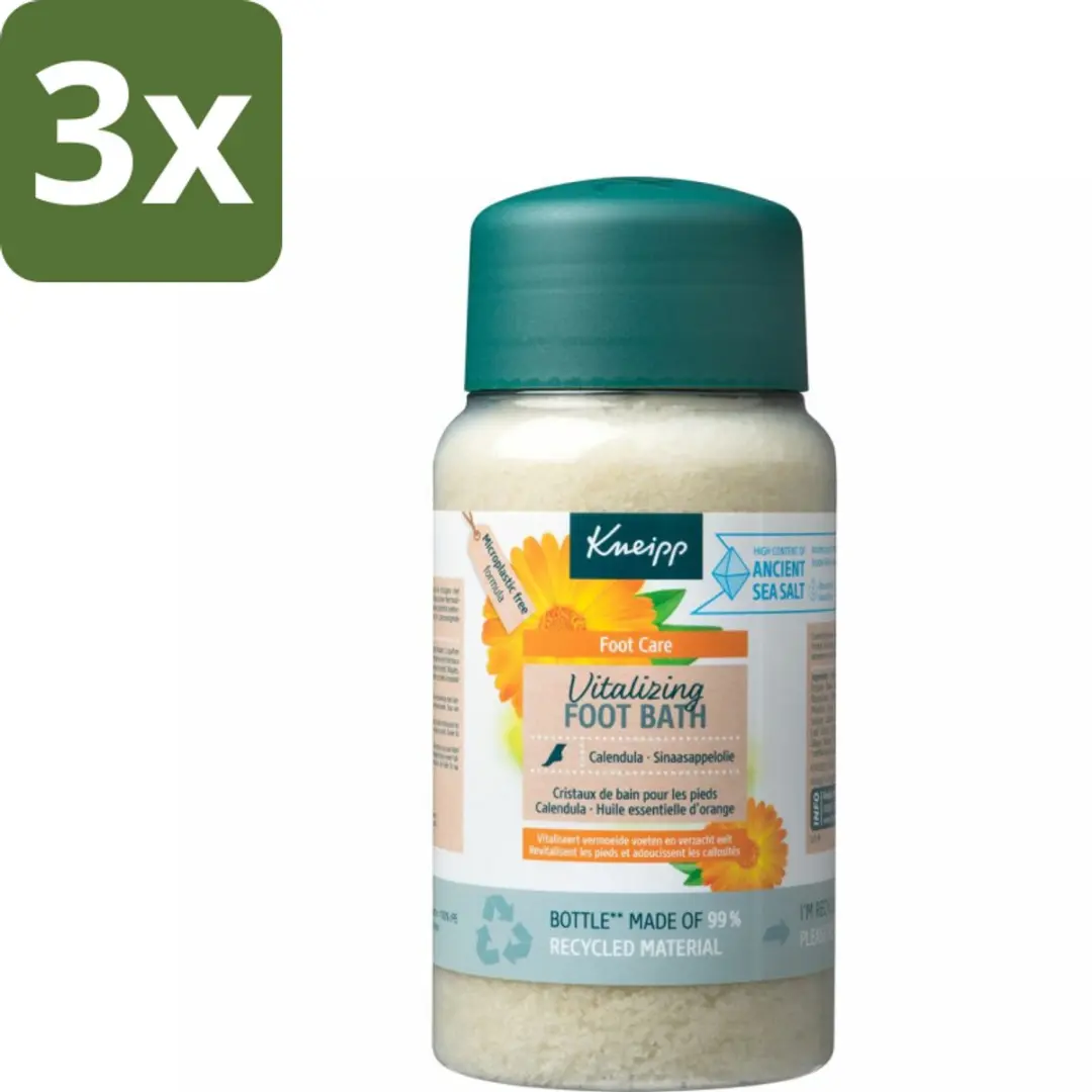 Kneipp Voetbadzout Vitalizing Citrusgeur 600g