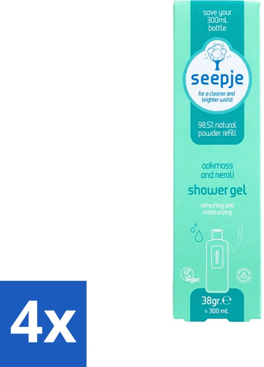 Seepje Eikenmos & Neroli Douchegel Navulling 152g