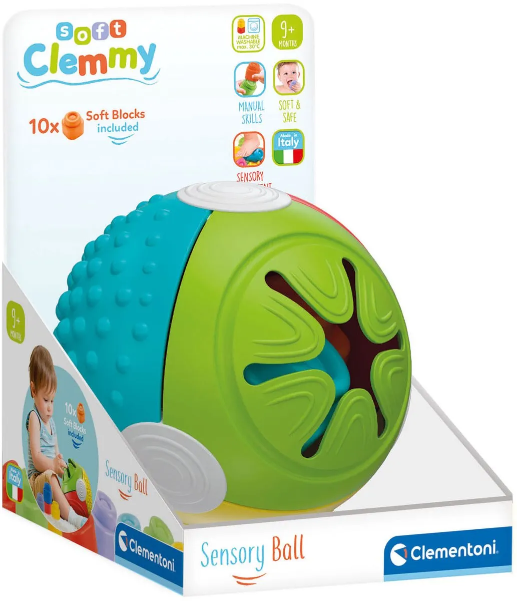 Clementoni Soft Clemmy Sensory Ball - Educatief Speelgoed 1 Stuks - Meerkleurig