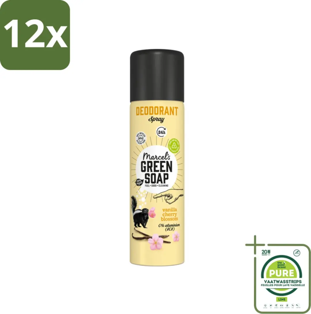 Marcel's Green Soap Deodorant Spray Vanilla & Cherryblossom 150ml