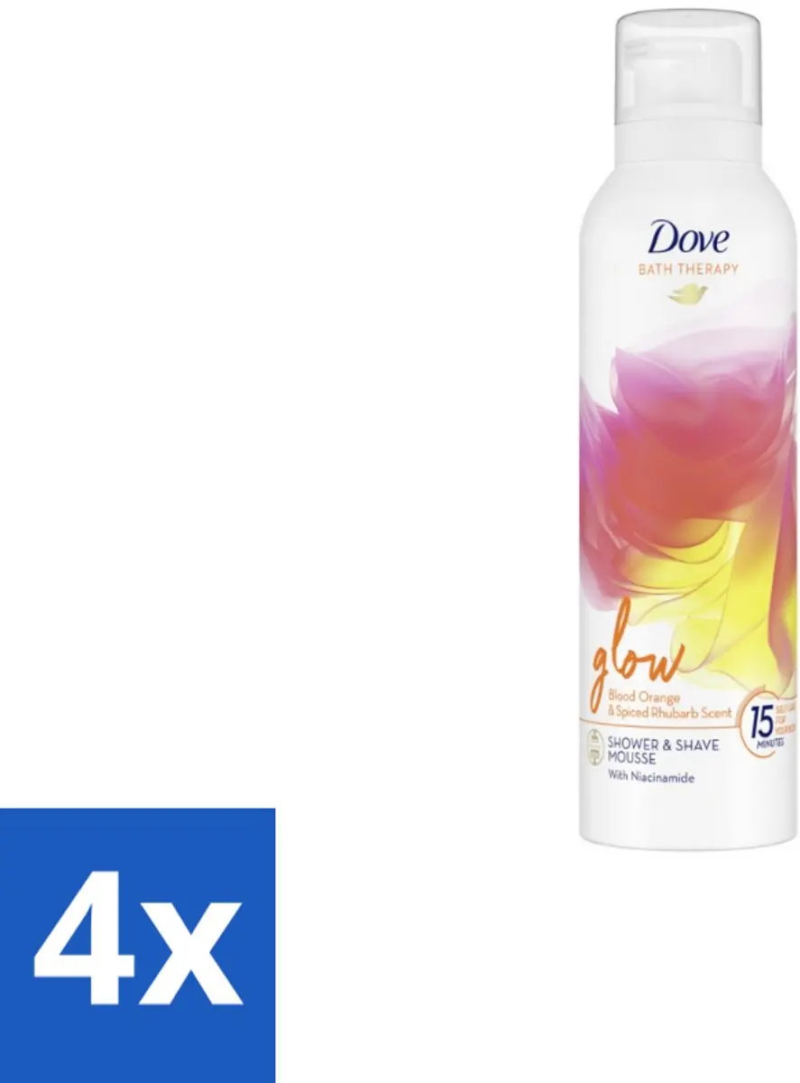 Dove Bath Therapy Glow Douche- & Scheerschuim 200ml