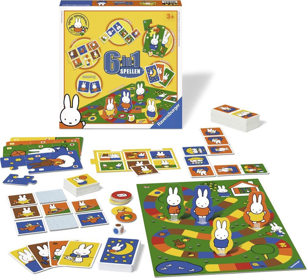Ravensburger Nijntje 6 in 1 - spellendoos