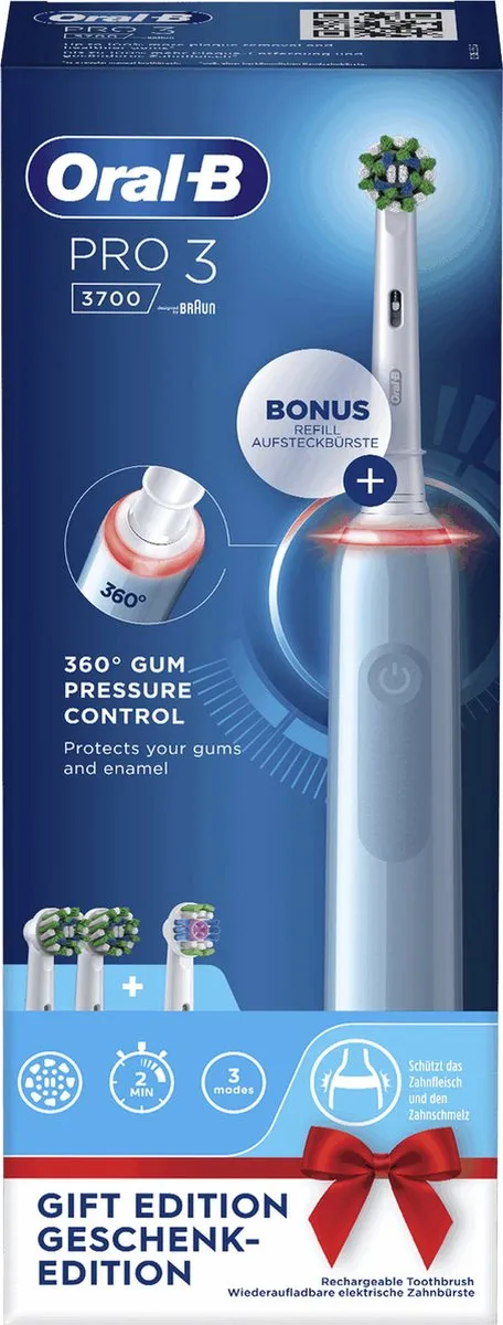 Oral-B PRO3 3700 Elektrische Tandenborstel