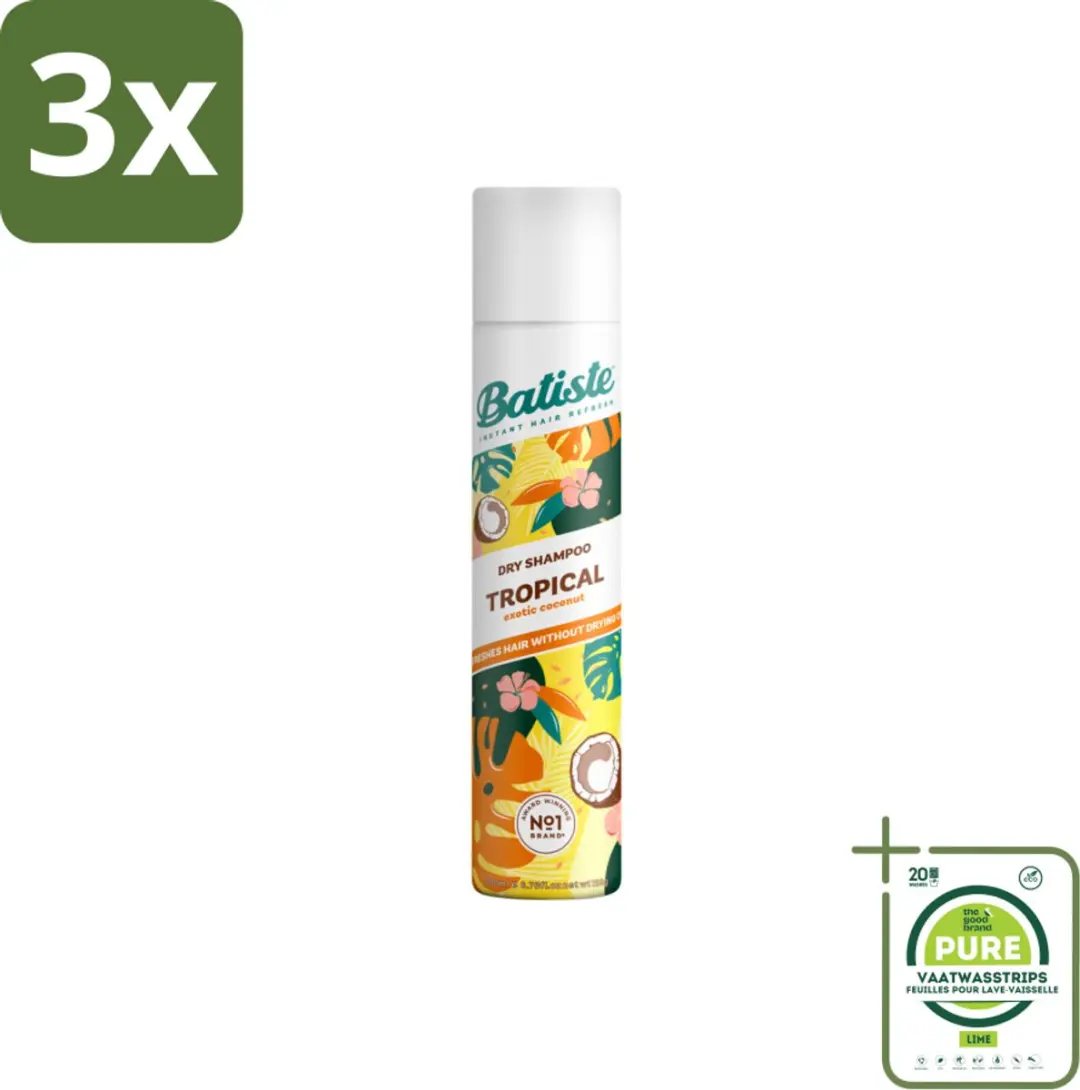 Batiste Tropical Droogshampoo 600ml