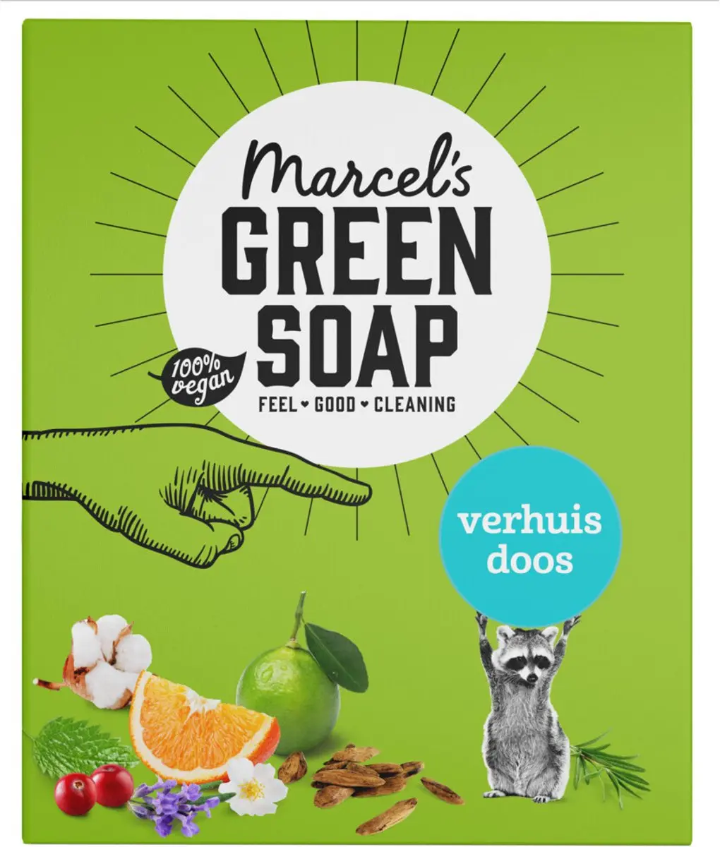Marcel's Green Soap Verhuisdoos 2400g - 8 Zeepjes - 2 Stuks