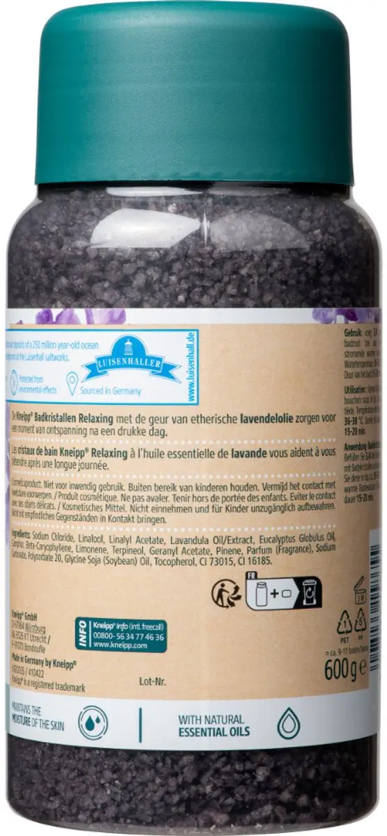 Kneipp Badkristallen Lavendel 600g - 15 Stuks